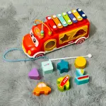 Huanger Xylophone Music Bus With Shapes