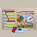 54CM Wooden Double-sided Magnetic Drawing & Writing Board For Kids