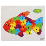 Children's Wooden English Letter Puzzle