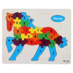 Children's Wooden English Letter Puzzle